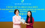 Lãnh đạo Hội LHPN Việt Nam tiếp đoàn đại biểu Ủy ban Bình đẳng giới và Gia đình của Quốc hội Hàn Quốc