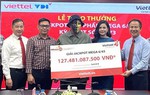 Một khách hàng may mắn trúng xổ số Vietlott hơn 344 tỉ đồng