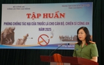 Công an tỉnh Cao Bằng tập huấn phòng, chống tác hại của thuốc lá năm 2025