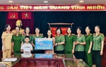 Hội Phụ nữ Công an tỉnh Thanh Hóa nhận đỡ đầu con liệt sĩ 