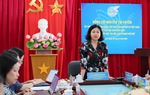 Chủ tịch Hội LHPN Việt Nam Nguyễn Thị Tuyến làm việc với Hội LHPN TP Huế