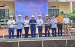 Khởi công xây dựng nhà ở bán trú cho học sinh vùng cao xã Dền Sáng 