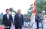Lễ đón Tổng Bí thư Tô Lâm và Phu nhân thăm cấp nhà nước Đại Hàn Dân quốc