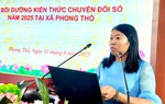 Xã Phong Thổ tổ chức tập huấn chuyển đổi số