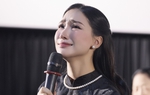 Hòa Minzy bật khóc trong buổi ra mắt MV "Nỗi đau giữa hòa bình"