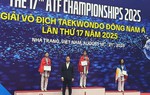 Nữ vận động viên Taekwondo Lai Châu giành Huy chương Vàng giải vô địch Đông Nam Á