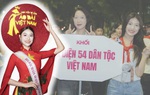 Hoa hậu Hoàng Châu Anh tự hào tham gia Khối diễu hành đại diện 54 dân tộc Việt Nam