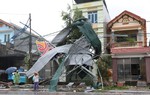 Ninh Bình: Dông lốc làm 1 người thiệt mạng, nhiều tài sản bị thiệt hại