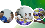 Ấm áp bữa cơm của cán bộ xã vùng cao sau sáp nhập địa giới hành chính