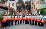 Hội LHPN phường Phú Lợi phát động "Ngày toàn dân đưa trẻ tới trường" và đồng diễn dân vũ