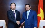 Thủ tướng Phạm Minh Chính làm việc với các Tập đoàn hàng đầu của Trung Quốc
