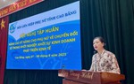 Hội LHPN tỉnh Cao Bằng tập huấn nâng cao kỹ năng chuyển đổi số cho hội viên