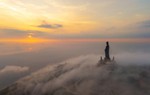 Chiêm ngưỡng "nóc nhà Nam Bộ" giữa biển mây an tịnh đẹp chưa từng có