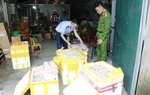 Phát hiện hàng ngàn sản phẩm đông lạnh không rõ nguồn gốc tại phường Trường Vinh