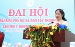 Quảng Ngãi: Tổ chức thành công Đại hội đại biểu phụ nữ cơ sở đầu tiên