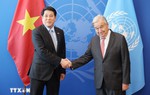 Chủ tịch nước Lương Cường gặp Tổng Thư ký Liên hợp quốc António Guterres