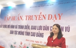 Cao Bằng: Khai mạc lớp tập huấn xây dựng mô hình trình diễn dân ca, dân vũ dân tộc Mông đen