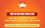 Những nội dung trọng tâm trong chuyển đổi số của MTTQ Việt Nam giai đoạn 2025 - 2030, tầm nhìn đến năm 2035