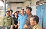 Ninh Bình: Kịp thời thăm hỏi, động viên gia đình có người thiệt mạng do bão số 10
