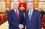 Tổng Bí thư Tô Lâm tiếp Chủ tịch Duma Quốc gia Nga Vyacheslav Volodin