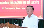 Thường trực Ban Bí thư động viên, hỗ trợ Hà Tĩnh khắc phục hậu quả bão số 10