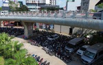 Cầu Vĩnh Tuy vẫn đảm bảo khai thác sau vụ cháy bãi xe