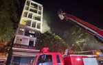 Cháy nhà nghỉ 8 tầng ở Hà Nội, 7 người thoát nạn, tạm giữ nghi phạm phóng hỏa