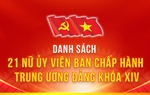 Infographic: 21 nữ Ủy viên Ban Chấp hành Trung ương Đảng khóa XIV
