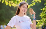 Hoa khôi Vũ Hương Giang lan tỏa thông điệp "nói không với thuốc lá"