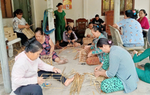 Vĩnh Long: Tạo sinh kế bền vững cho phụ nữ từ cây lục bình