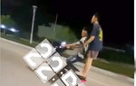 Tịch thu xe mô tô của nam thanh niên "bốc đầu" rồi đăng clip lên mạng xã hội
