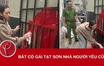 Bắt cô gái tạt sơn nhà người yêu cũ