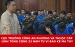 Cựu Trưởng Công an phường và thuộc cấp lĩnh 23 năm tù vì bảo kê ma túy