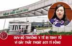 Cựu Bộ trưởng Y tế bị truy tố vì gây thất thoát 803 tỉ đồng