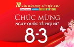 Báo Phụ nữ Việt Nam - 78 năm vì sự phát triển của phụ nữ và bình đẳng giới