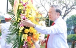 Tổng Bí thư, Chủ tịch nước Tô Lâm dâng hương tưởng niệm Tổng Bí thư Hà Huy Tập