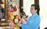Lãnh đạo Hội LHPN Việt Nam dâng hương tưởng niệm Chủ tịch Hồ Chí Minh