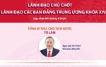 Infographic: Lãnh đạo chủ chốt và lãnh đạo các Ban Đảng Trung ương khóa XIV