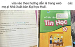 Phụ huynh tá hỏa khi vở bài tập Tin học lớp 3 chứa đường link có nội dung độc hại