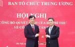 Trưởng ban Tổ chức Thành ủy Hà Nội được bổ nhiệm làm Phó trưởng ban Tổ chức Trung ương