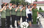 Hội Phụ nữ Bộ Công an dâng hương tri ân Anh hùng Liệt sĩ Bùi Thị Cúc
