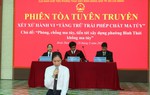 Phiên tòa tuyên truyền Xét xử về tội tàng trữ trái phép chất ma túy