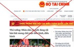 Mạo danh trang thông tin Bộ Tài chính để lừa đảo: Người dân cần nâng cao cảnh giác