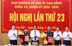 Công bố các quyết định của Ban Bí thư về công tác cán bộ tại Cao Bằng