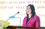 Chủ tịch Ủy ban Trung ương MTTQ Việt Nam Bùi Thị Minh Hoài tiếp xúc cử tri tại Phú Thọ