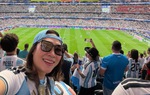 Mỹ Tâm hứng khởi chứng kiến Messi phá kỷ lục ghi bàn tại World Cup