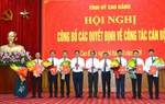 Điều động, bổ nhiệm nhiều vị trí lãnh đạo tỉnh Cao Bằng
