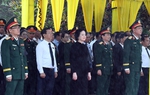 Phó Thủ tướng Phạm Thị Thanh Trà dự Lễ truy điệu, an táng hài cốt liệt sĩ tại Quảng Ngãi