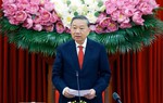Tổng Bí thư, Chủ tịch nước Tô Lâm: Tập trung nghiên cứu những vấn đề lý luận mới và cấp bách