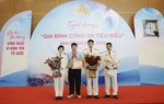 "Gia đình Công an tiêu biểu" xây dựng mái ấm bằng sự thấu hiểu, sẻ chia
